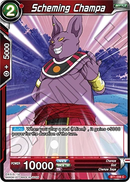 Scheming Champa BT1-006 card