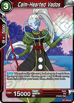 Calm-Hearted Vados BT1-009 card