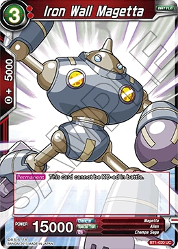 Iron Wall Magetta BT1-020_BD card