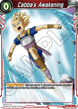 Cabba's Awakening BT1-027 card