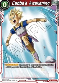 Cabba's Awakening BT1-027_PR card