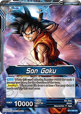 Son Goku BT1-030 card