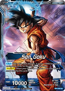 Son Goku BT1-030_PR card