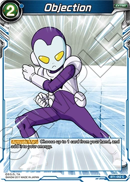 Objection BT1-052 card