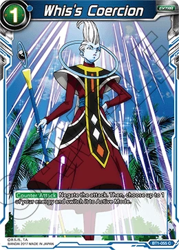 Whis's Coercion BT1-055 card