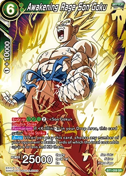 Awakening Rage Son Goku BT1-059 card