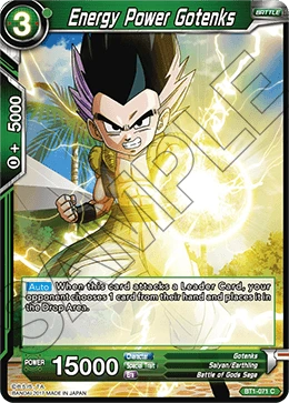 Energy Power Gotenks BT1-071 card