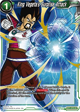 King Vegeta's Surprise Attack BT1-079_PR card