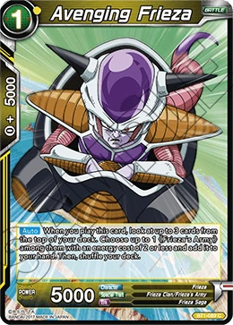 Avenging Frieza BT1-089 card