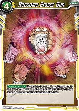 Recoome Eraser Gun BT1-106 card