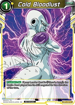 Cold Bloodlust BT1-107_PR02 card