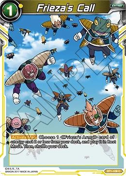 Frieza's Call BT1-109 card