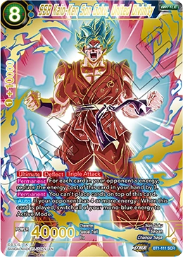 SSB Kaio-Ken Son Goku, United Divinity BT1-111 card