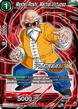 Master Roshi, Martial Virtuoso BT10-010_PR card