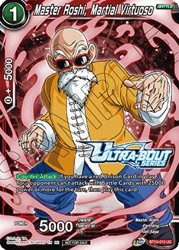 Master Roshi, Martial Virtuoso BT10-010_PR02 card
