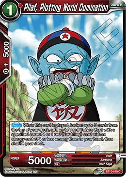 Pilaf, Plotting World Domination BT10-019 Dragon Ball Masters card