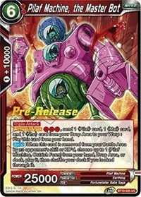 Pilaf Machine, the Master Bot BT10-025 Dragon Ball Masters card, Promo