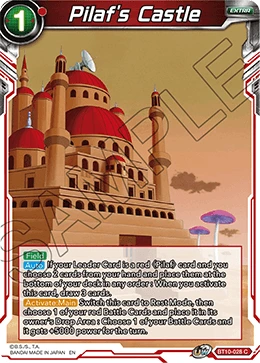 Pilaf's Castle BT10-028 card