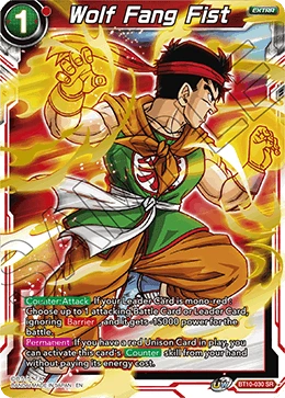 Wolf Fang Fist BT10-030 card
