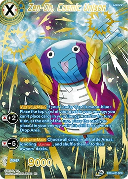 Zen-Oh, Cosmic Unison BT10-035 Dragon Ball Masters card