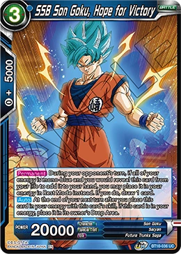 SSB Son Goku, Hope for Victory BT10-036_PR card