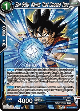 Son Goku, Warrior That Crossed Time BT10-038 card
