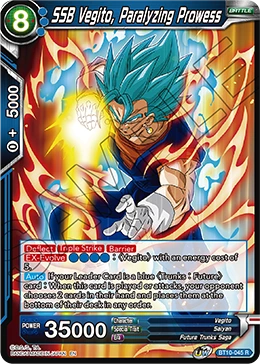 SSB Vegito, Paralyzing Prowess BT10-045_PR card
