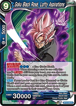 Goku Black Rose, Lofty Aspirations BT10-050 card