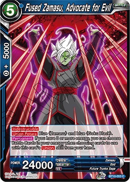 Fused Zamasu, Advocate for Evil BT10-053 card