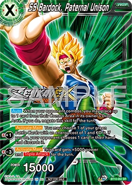 SS Bardock, Paternal Unison BT10-062_PR card
