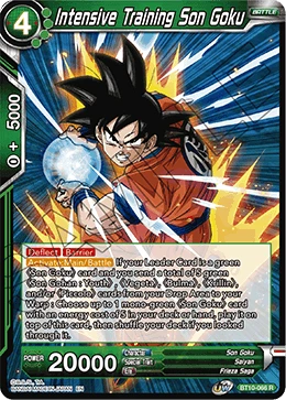 Intensive Training Son Goku BT10-066 card