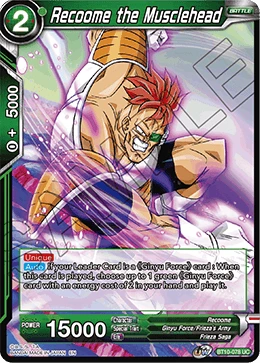 Recoome the Musclehead BT10-078 card