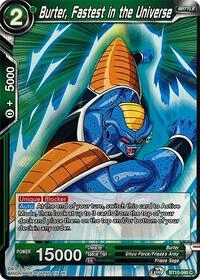 Burter, Fastest in the Universe BT10-080 Dragon Ball Masters card, Promo