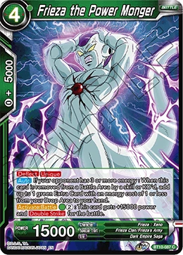 Frieza the Power Monger BT10-087 card