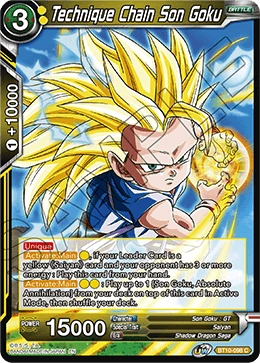 Technique Chain Son Goku BT10-098_PR card