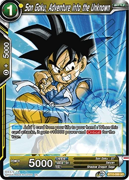 Son Goku, Adventure into the Unknown BT10-099 card