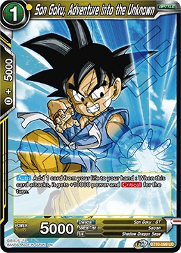Son Goku, Adventure into the Unknown BT10-099_PR card