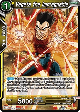 Vegeta the Impregnable BT10-107_PR card