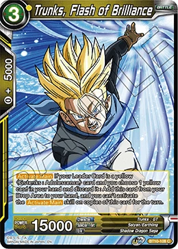 Trunks, Flash of Brilliance BT10-108 card