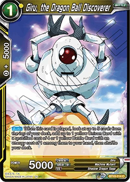 Giru, the Dragon Ball Discoverer BT10-114 card