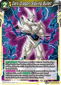 Dark Dragon-Slaying Bullet BT10-121 card
