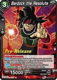 Bardock the Resolute BT10-127_PR card