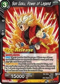 Son Goku, Power of Legend BT10-128_PR card