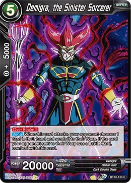 Demigra, the Sinister Sorcerer BT10-133 card