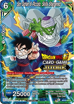 Son Gohan & Piccolo, Skills Sharpened BT10-147 Dragon Ball Masters card, Judge