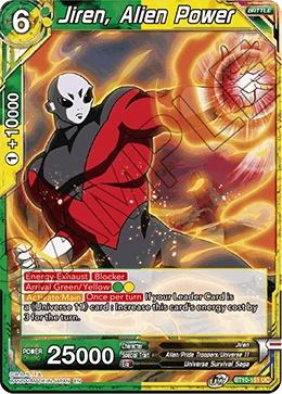 Jiren, Alien Power BT10-151 Dragon Ball Masters card