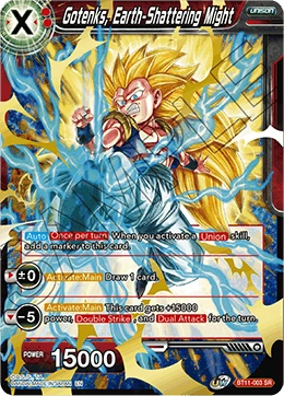Gotenks, Earth-Shattering Might BT11-003 card