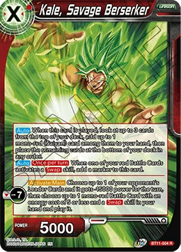 Kale, Savage Berserker BT11-004 card