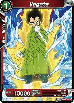 Vegeta BT11-010 card