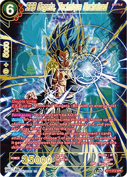 SSB Gogeta, Technique Unchained BT11-012_SPR card
